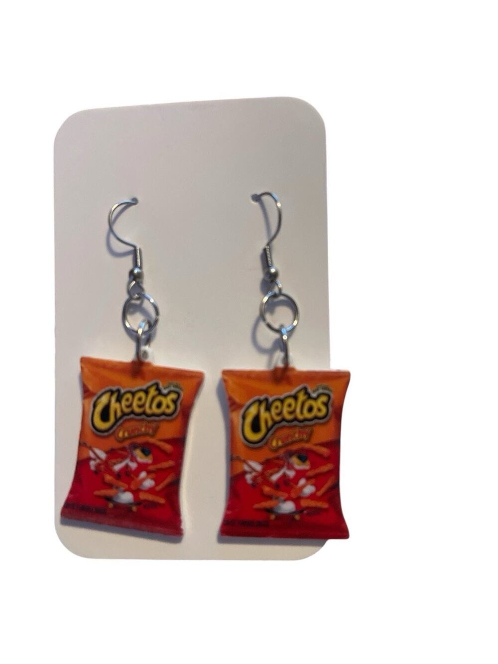 Crunchy Cheetos Dangle Earrings